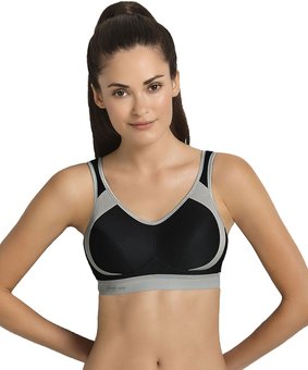 N109 (Black) Sports bra by Shock Absorber - Non-Underwired bras