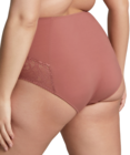 Estel High Waisted Brief (Rose Gold) by Sculptresse