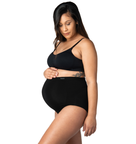 My Necessity Full Pregnancy Brief (Black) by Hotmilk