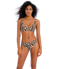 Animal Instinct High Apex Bikini Top by Freya