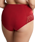 Estel High Waisted Brief (Raspberry) by Sculptresse