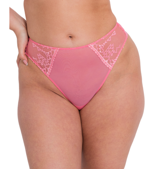 Centre Stage Deep Thong (Pink) by Curvy Kate