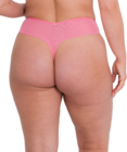 Centre Stage Deep Thong (Pink) by Curvy Kate