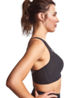 Aerocool Non-Wired Sports Bra (Black) by Royce