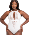 Indulgence Stretch Lace Body (Ivory) by Curvy Kate