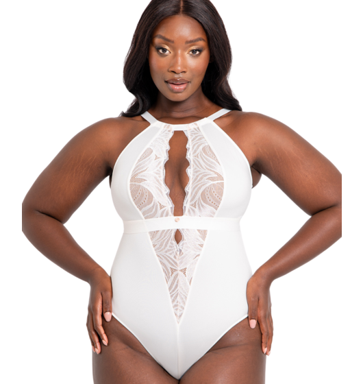 Indulgence Stretch Lace Body (Ivory) by Curvy Kate