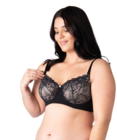 Temptation Flexi-Wire Nursing Bra (Black) by Hotmilk