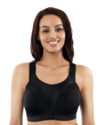 Active D+ Wirefree Sports Bra (Black) by Parfait